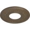 Ekena Millwork Anthony Ceiling Medallion (Canopies up to 11 5/8"), 29 3/8"OD x 11 5/8"ID x 1 1/8"P, Warm Silver CM29ATWSS - alternate 3